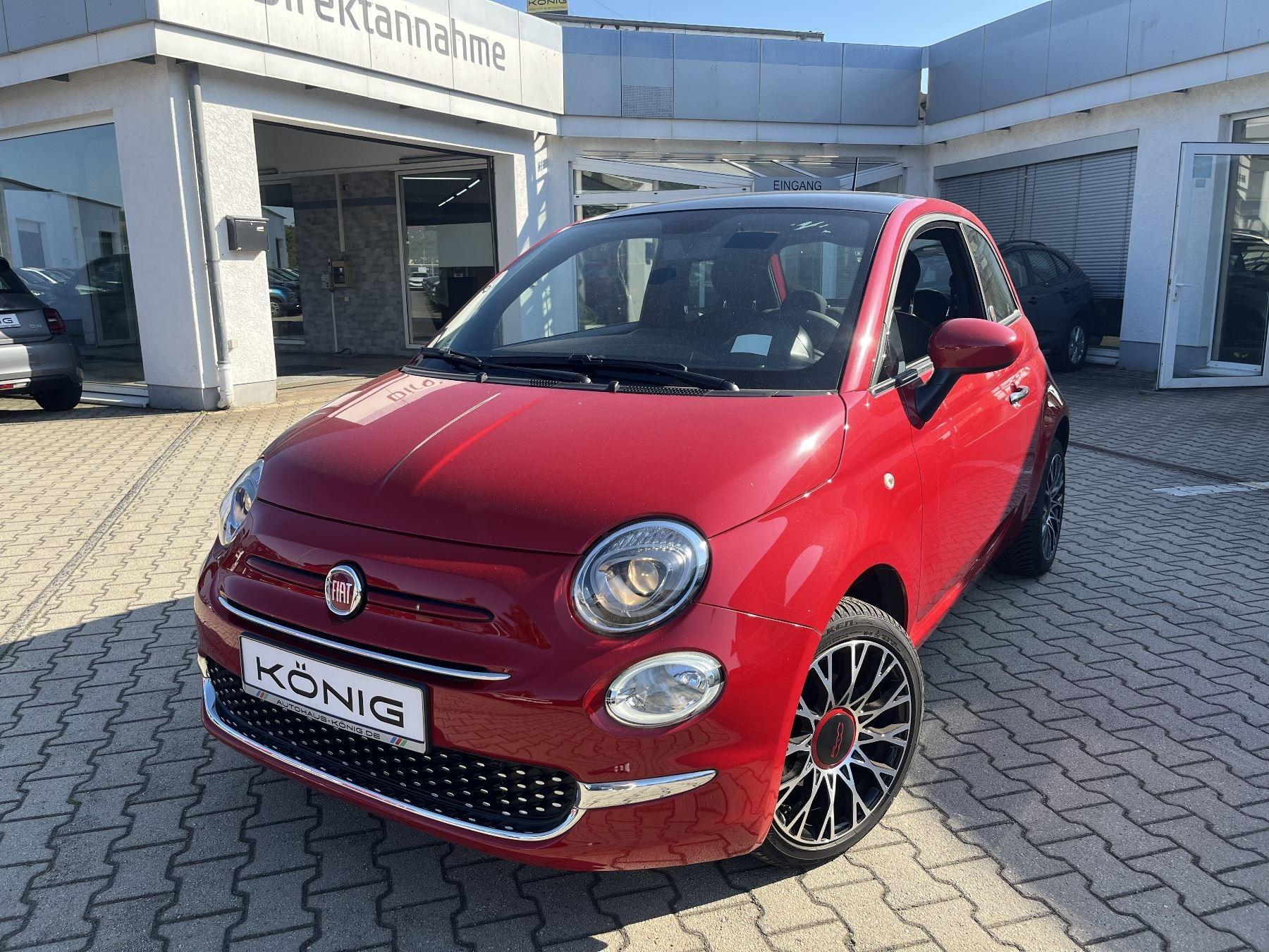 Fiat 500 "RED" Carplay*Klima*Leichtmetall