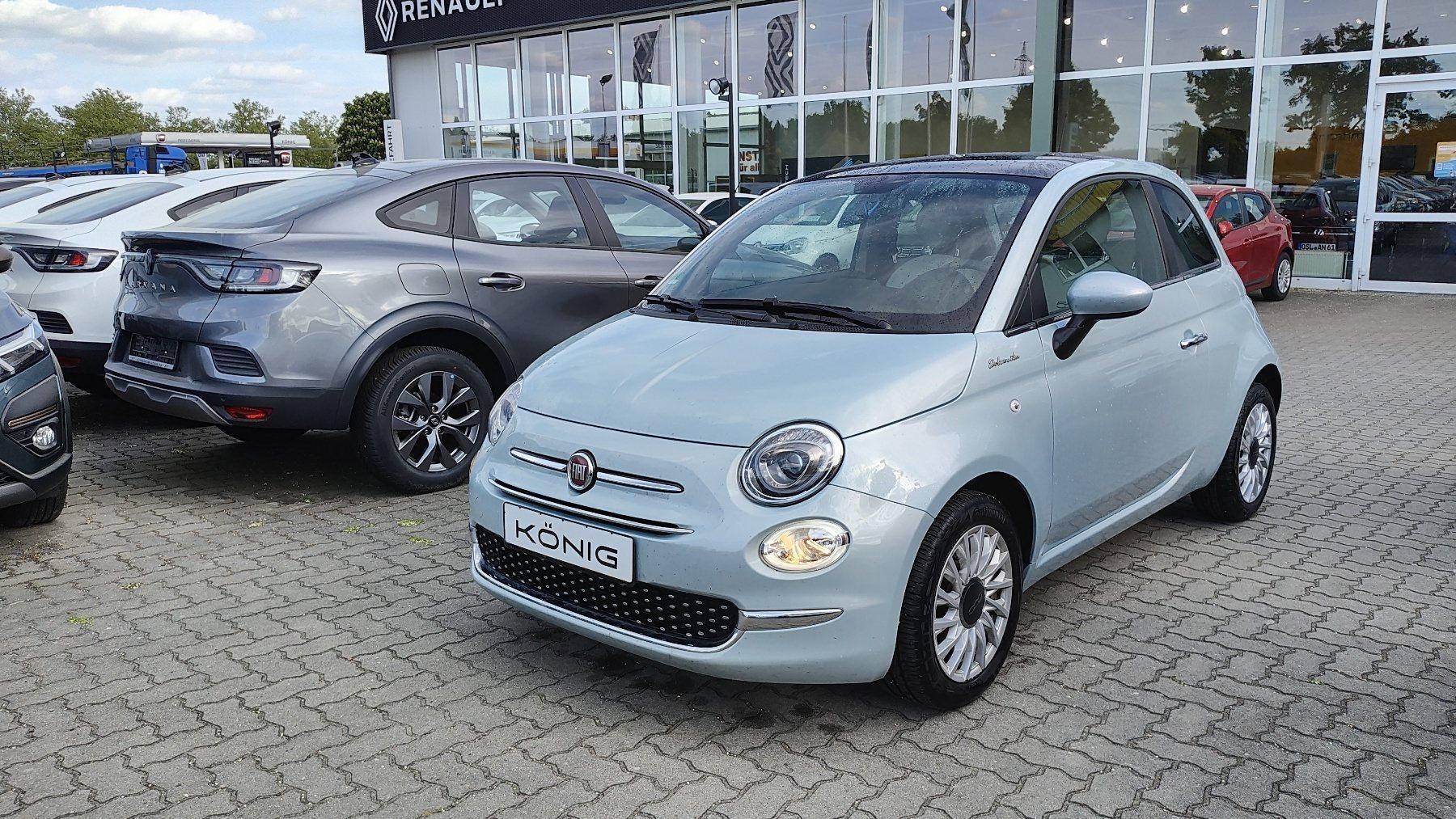 Fiat 500 Dolcevita Glasdach