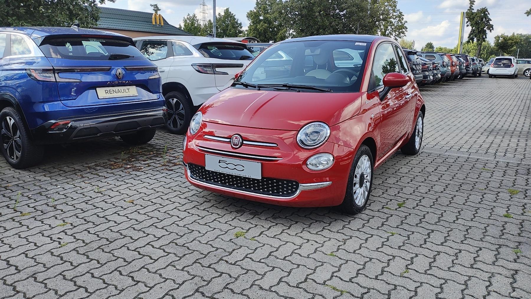 Fiat 500 Dolcevita Glasdach
