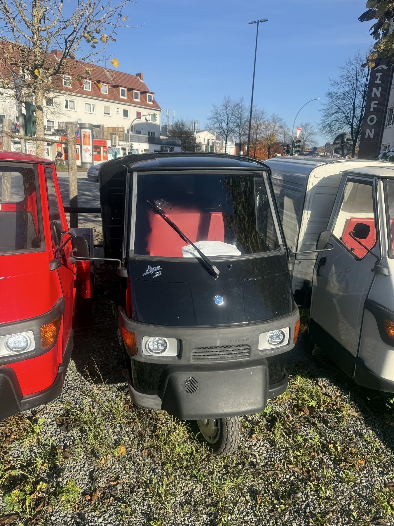 Piaggio APE 50 KASTEN Schwarz